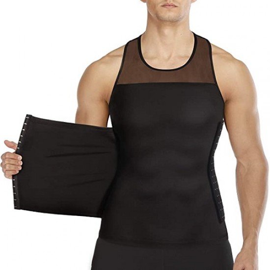 Body Shaper for Men's, Compression Vest Abdomen & Chest Shapewear