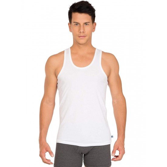 Jockey Mens Vest (Pack Of 3 ) White Vests style# 8820