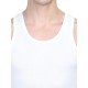 CRYSTAL VEST (3 Pcs) Men's Sleeveless Cotton White Rib Vest